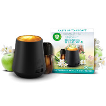 Air Wick Essential Mist Diffuser Kit, Morning Meadow by Stacey Solomon,1 Device & 1 refill (20 ml), Natural Essential Oils, Last up to 45 days, Air