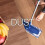 Bona Premium Microfibre Floor Mop Kit - Extra Large Adjustable Flat Mop - Incl. 1 Cleaning Pad, Blue 5