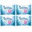(4 Pack) Natracare Safe To Flush Moist Tissues 30 Wipes 1
