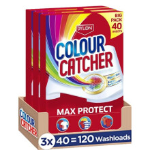 Colour Catcher Max Protect Laundry Sheets, Helps to Prevent Colour Run and Protects Brightness ? 120 Sheets