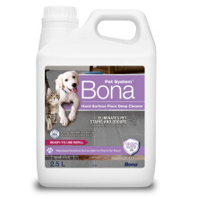 Bona Pet Hard-Surface Floor Deep Cleaner, Pet Stain and Odour Remover, Pet Friendly Floor Cleaner Liquid, Spot Cleaning, 2.5 Litre Refill