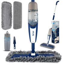 Floor Cleaning Spray Mop with 360? Rotation - Multi Surface Floor Cleaner for Wet/Dry Moping, Lightweight Grip for Kitchen, Bathroom, Hardwood and