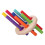 Jouet de tri en bois multicolore : 16 bâtons, 10 pièces 12