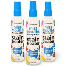 Miss Mouth's Messy Eater Stain Treater Spray - 118ml 3 Pack Stain Remover - Newborn & Baby Essentials - No Dry Cleaning Food, Grease, Coffee Off