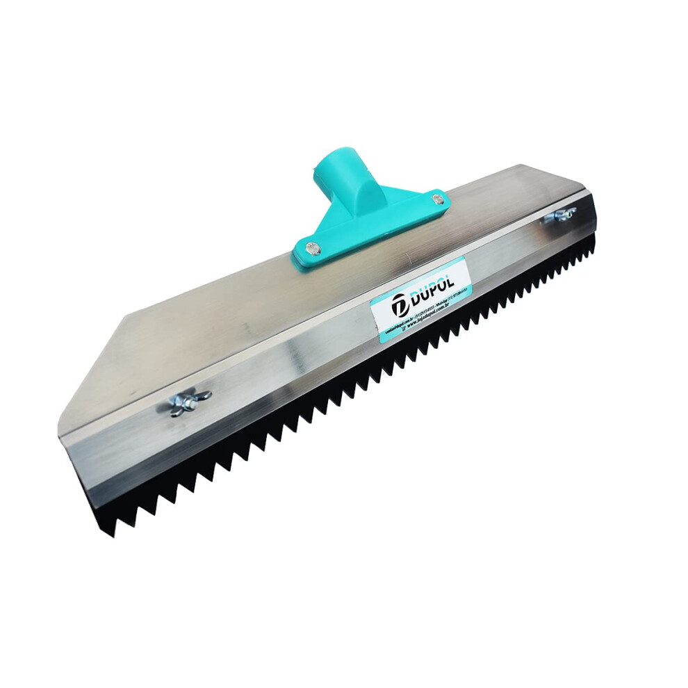 Dupol - Epoxy Floor Squeegees - Notched Squeegee 16? Are Used To Apply Heavy Coatings Such As Epoxy, Urethane, Cement Self-Leveling. The Best Serrated 5051221030760