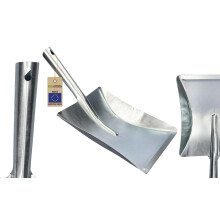 Toolspace | Galvanised Metal Dustpan | Waste Shovel Metal Garden | Stainless Steel Dustpan | Dustpan | Indoor Outdoor Sweeping | Fireplace, House,