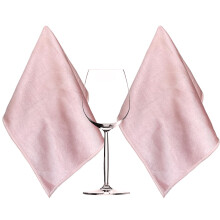 HIDMD Extra Large Microfiber Glass Polishing Cloths Microfiber Glass Cleaning Cloth Streak Free Lint Free Bar Towel 40 X 60cm 2 Pack Pink
