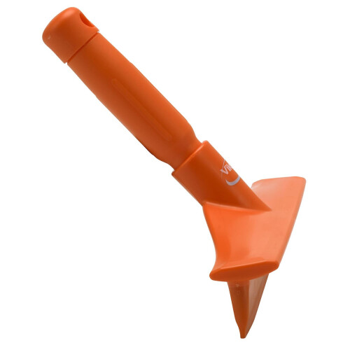 Vikan 71257 Rubber Polypropylene Frame Bench Single Blade Squeegee, 10", Orange 1