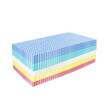 KLEENDOL 50 Pack Disposable Dish Cloths Heavy Duty Reusable Cleaning Cloths Dish Rags for Kitchen 23.6x11.8inches - 5Colors