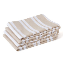 Encasa Kitchen Cloth for Cooking | Cotton Hand Towel for Drying Dishes | 70x45 cm Tea Towels | Highly Absorbent for Cleaning & Quick Drying of Plates
