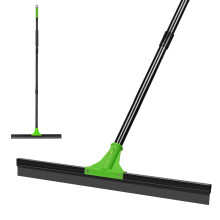 DALIPER Floor Squeegee with 60CM Heavy Duty Silicone Rubber Scraper Head and 152.4CM Long Adjustable Handle, Shower Squeegees for Concrete Floor, on