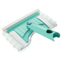Leifheit Bath Cleaner Micro Duo Fibres, Bath Tile Cleaner and Bath Squeegee, Shower Cabin Cleaner, 20 cm Wiping Width