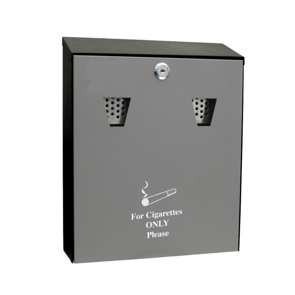 Cathedral Products Outdoor Ashtray With 3.1L Ash Bin & Integrated Extinguisher Panel 5051221039909