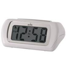 Acctim Auric Digital Alarm Clock Superbrite? Crescendo Alarm Large LCD Display White 12342