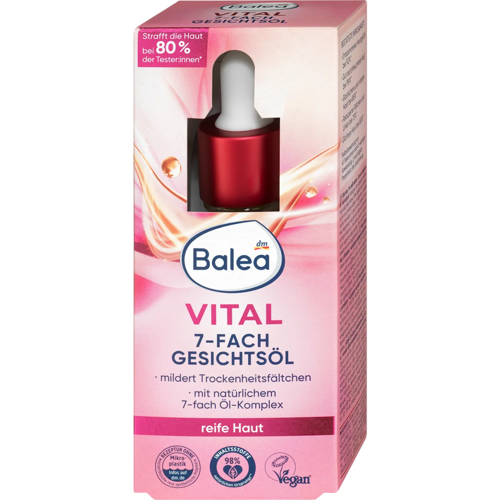 Balea 2X Vital 7-In-1 Facial Oil 30 Ml