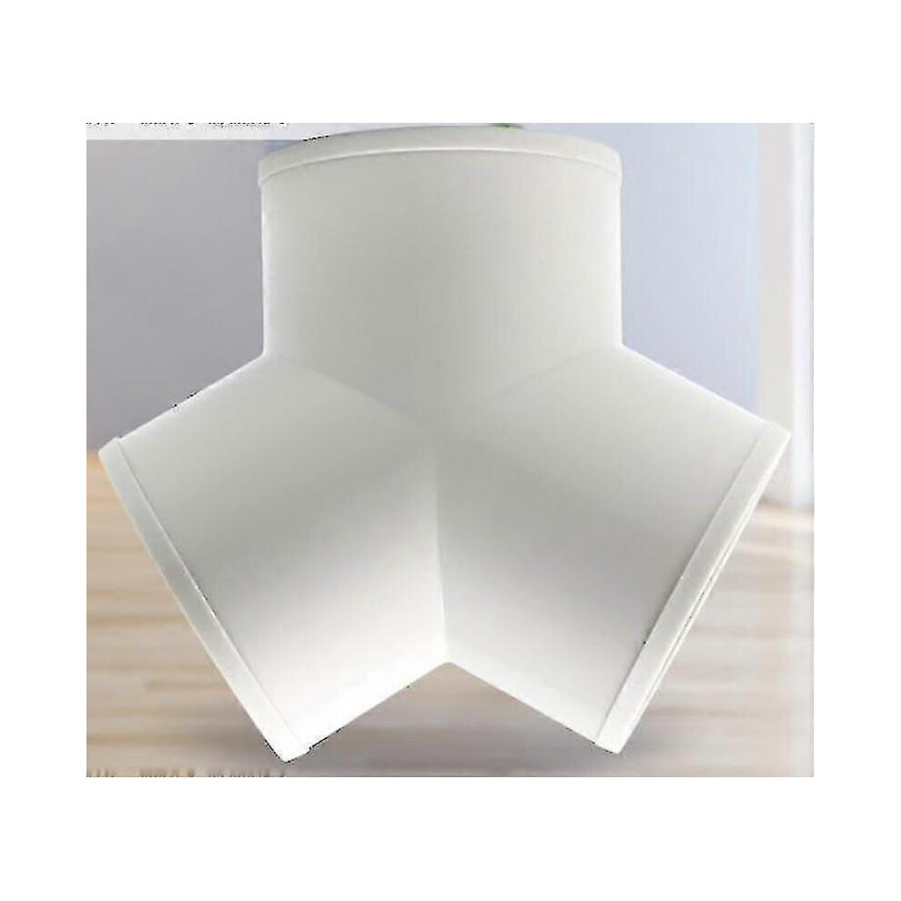 150mm circular ventilation Y splitter for round duct - white PVC on OnBuy