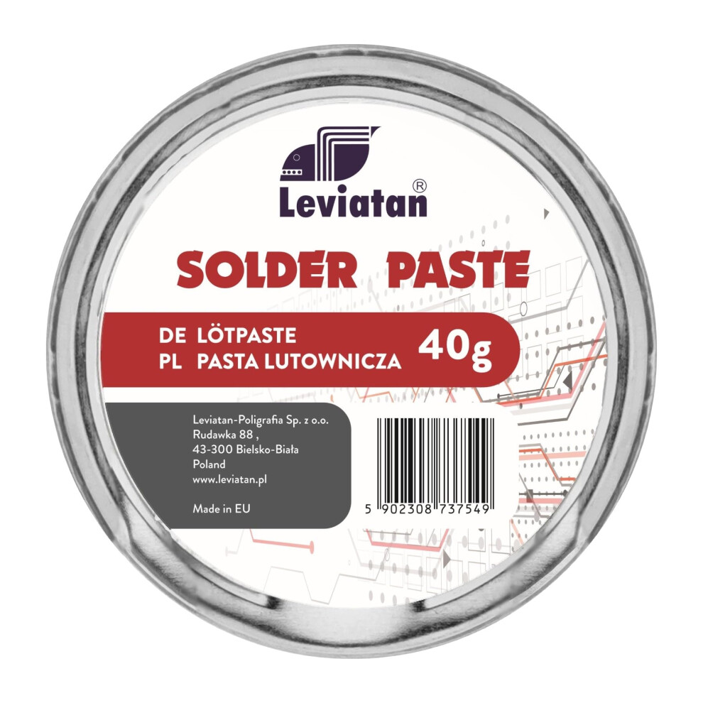 D.rect - Solder Paste | Solder Paste Smd | Solder Grease Can As Flux For Soft Soldering For Soldering Surface - Mountable Components, 40 G Silver 5051221040653