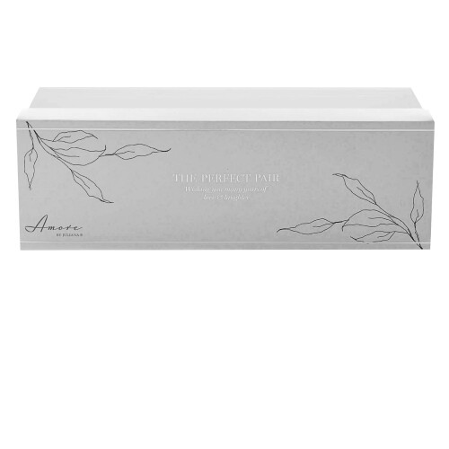 WIDDOP and Co. Widdop Grey/White Anniversary Mug Set - Mr and Mrs 2