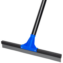 Floor Squeegee Heavy Duty, 45 cm Rubber Squeegee, Household Floor Wiper with160 cm Long Handle for Bathroom Tile, Garage Concrete, Deck, Shower Glass,