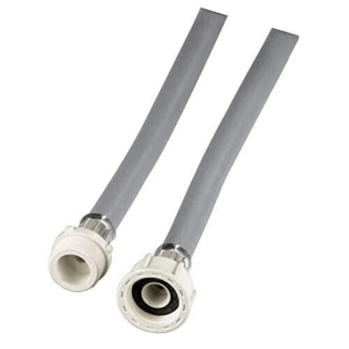 Xavax Extension for Washing Machine and Dishwasher Hose | Cold Water Inlet Hose | 2.5 m, Grey, 1 - Pack