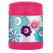 Pink Floral FUNtainer Food Flask 290ml