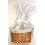 Make Your Own Hamper Kit, Oval High back Willow Basket which includes Bow & Cellophane Small Medium Or Large Gift Xmas (medium) 2