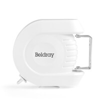 Beldray LA026996 Retractable Washing Line - Outdoor Extendable Clothesline, 12 m Drying Space, Wall Mountable with Pivoting Bracket, Compact Design,