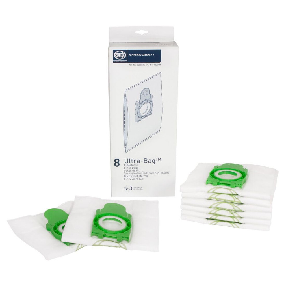 Sebo Airbelt 8300Er Filterbox E E For All Models Including 8 Ultra Bags With Electret Filter Cap, Plastic