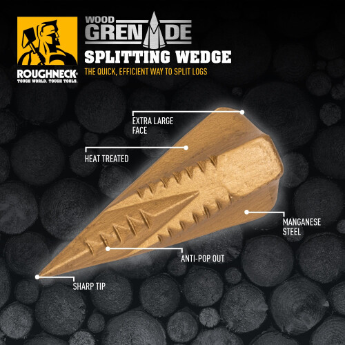 Roughneck Roughneck ROU65504 Wood Grenade Splitting Wedge 2