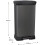 Curver Curver Metal Effect Pedal Touch Deco Bin, Black, 50 Litre 5