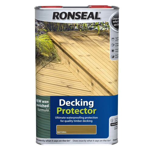 Ronseal RONSEAL DPN5L Decking Protector Natural 5 Litre