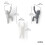 Umbra Umbra Hook, ABS, Assorted Grey, Normal 3