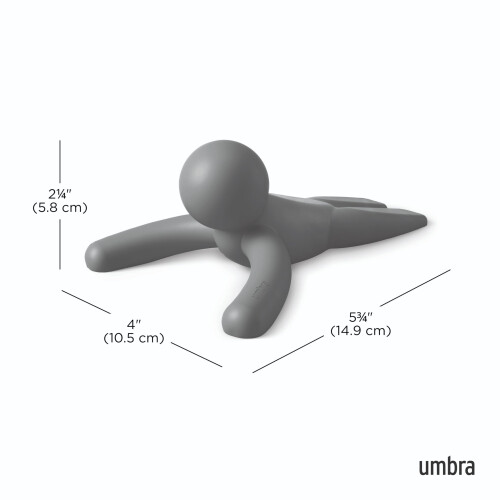 Umbra Umbra Doorstops, Charcoal, Normal 2