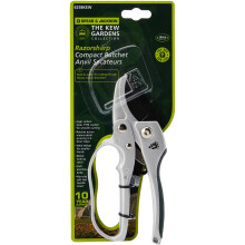 Spear & Jackson 6258KEW Kew Gardens Collection Compact Ratchet Anvil Secateurs, Silver