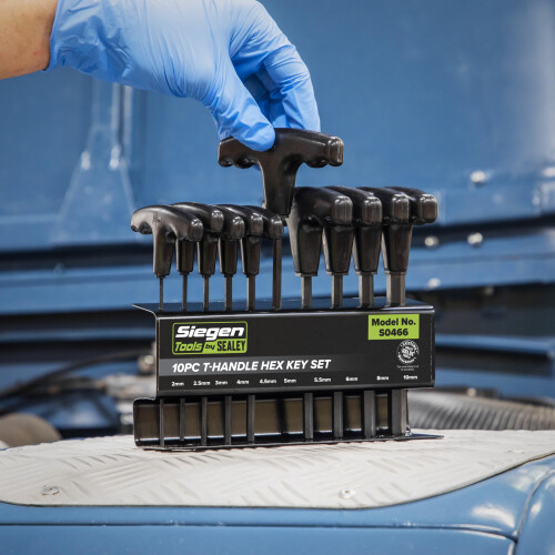 Sealey Siegen by Sealey 10pc T-Handle Allen Key Hex Set - S0466 2
