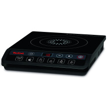 Tefal Everyday Portable Electric Induction Hob, 2 hours timer, 6 functions, 9 power level, 2100W, Kitchen, Student, Cooking, Caravan, Party, Black,