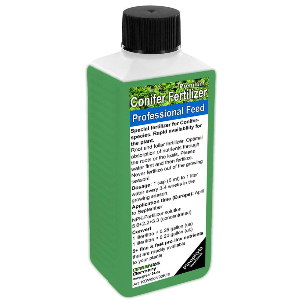 Green24 Conifers Plant Food - Pinophyta Liquid Fertilizer Hightech Npk, Root, Soil, Foliar Fertiliser