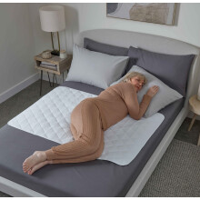 Waterproof bed pad by GuardedSleep | Premium quality washable bed wetting sheet for adults or children with incontinence | Suitable for double and