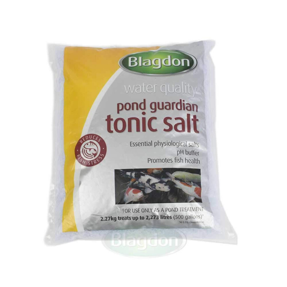 Blagdon Guardian Pond Tonic Salt, For Fish Health, Water Quality, General Tonic, Ph Buffer, 2.27Kg, Treats 2,273 Litres