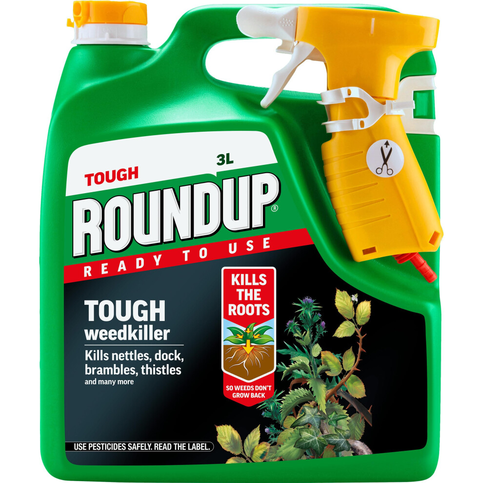 Roundup 3L Xl Tough And Deep Root Weedkiller