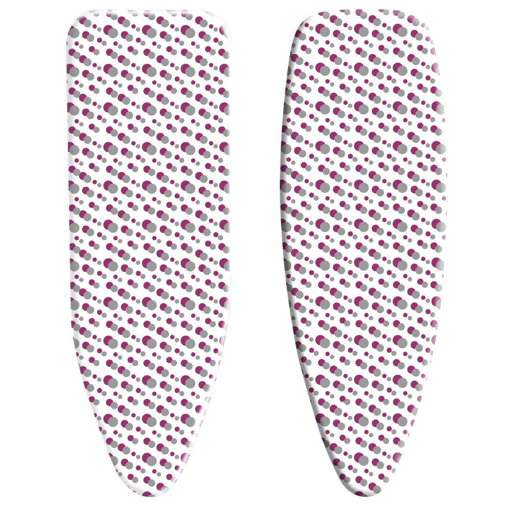 Minky Pp22906101 Supersize Smartfit Reflector Ironing Board Cover, White/Purple, 145 X 54 Cm
