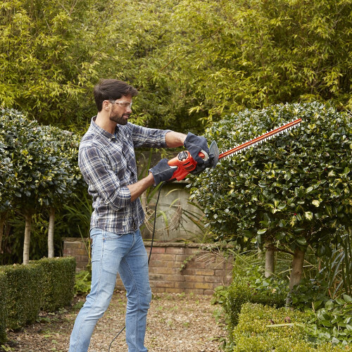 Black + Decker BLACK + DECKER BEHT201-GB Hedge Trimmer, 240 V, Black, 45 cm 2