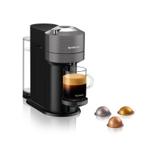 Nespresso Vertuo Next Coffee Machine by De'Longhi, Over 30 Varieties of Pods, 6 Coffee Cup Sizes, Americano, Starter Capsule Set Included, EN120.GY,