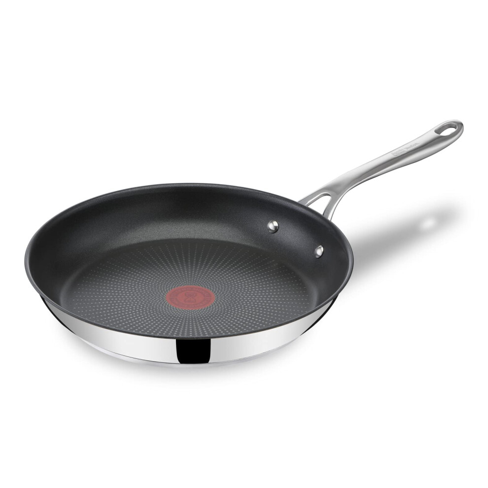 Tefal Jamie Oliver Cook's Direct 28cm Frying Pan, Non-Stick Titanium Coating, Thermo-Signal? Heat Indicator, Induction Compatible, Oven Safe, 10-Year-image-OPC-PJSTWT2-NEW