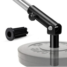 Yes4All Unisex Yes4All Back Machine s Plate Post Landmine Black T Bar Row Insert 8 Inches, A. Black T-Bar Row Insert, 20.3 cm UK