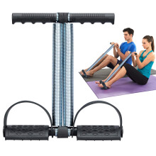 COVVY Elastic Sit Up Pull Rope Dual Spring Tension Foot Pedal Abdomen Leg Exerciser Tummy Trimmer Equipment Bodybuilding Expander for Fitness Yoga