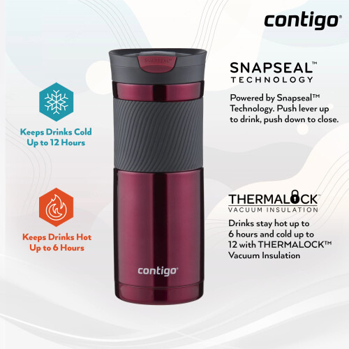 Contigo Contigo Byron SNAPSEAL? Travel Mug, 470 ml 1