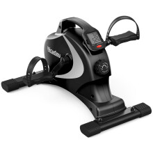Niceday Mini Exercise Bike, Foot Pedal Exerciser, Under Desk Bike, Desk Pedal Bike, 8 Magnetic Levels Resistance, Quiet and Smooth, LCD Monitor, Pedal