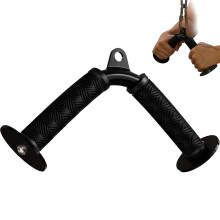 Fitarc Tricep V Bar Cable Attachment, Tricep Pull Down Attachment for Home Gym Equipment, Tricep Bar Cable Attachments for Gym with Non-Slip Rubber