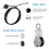 FASPUP Cable Pulley System Home Gym, Lat Pull Down Pulley System with Tricep Rope Cable Machine Attachments for LAT Pull Down, Arm Back Shoulder 4